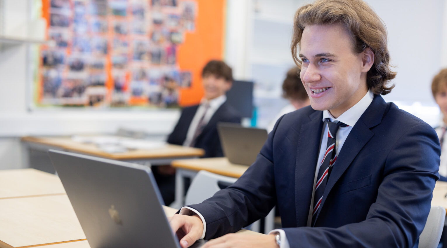 Wetherby Senior sixth former in class